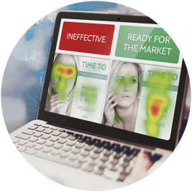 il software eyespot per il controllo oculare di studi online
