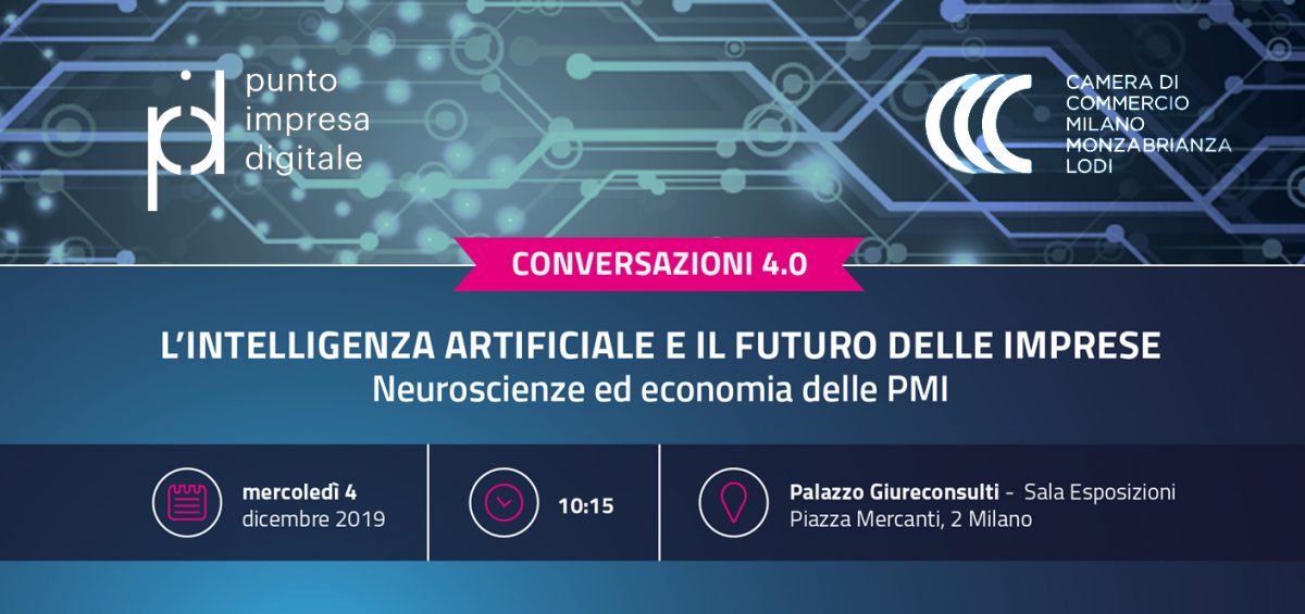 evento camera di commercio su intelligenza artificiale e il futuro delle imprese