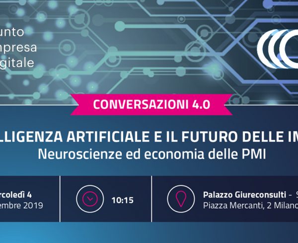 evento camera di commercio su intelligenza artificiale e il futuro delle imprese