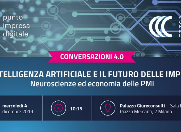 evento camera di commercio su intelligenza artificiale e il futuro delle imprese