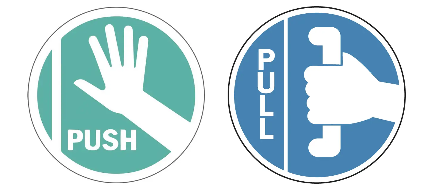 pull push signal affordable actionable properties