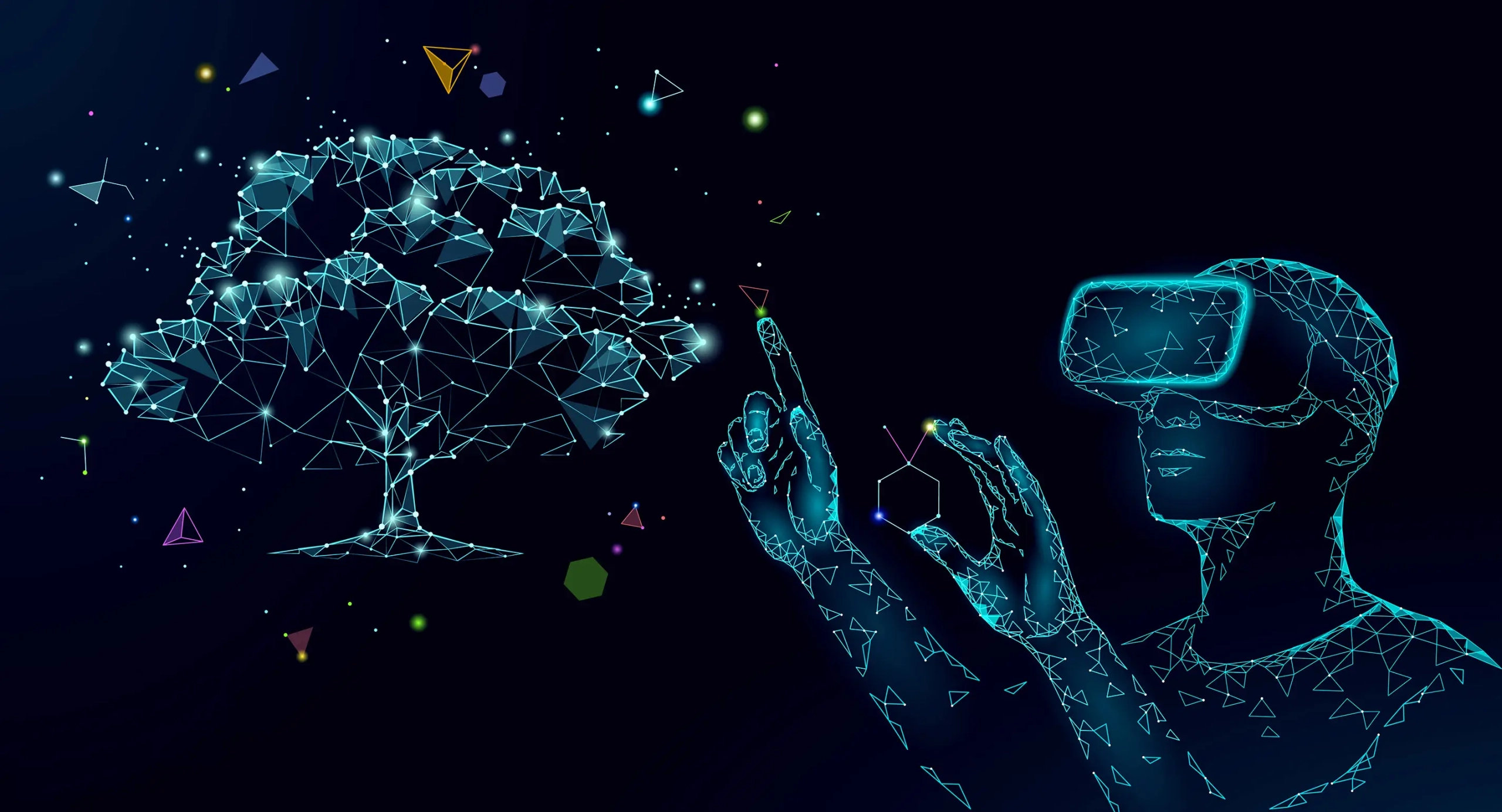 virtual digital biotechnology vr helmet augmented reality